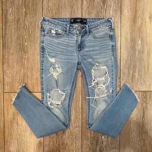 Hollister ripped jeans